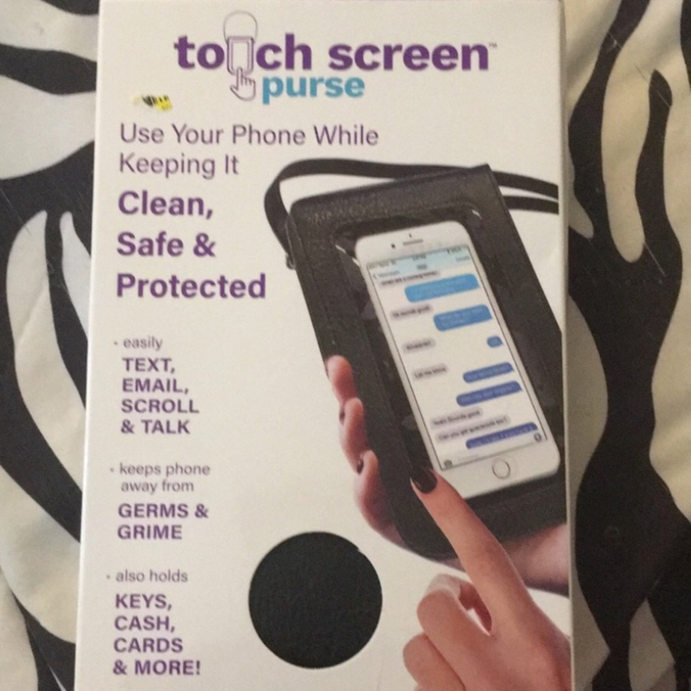 Touch screen purse